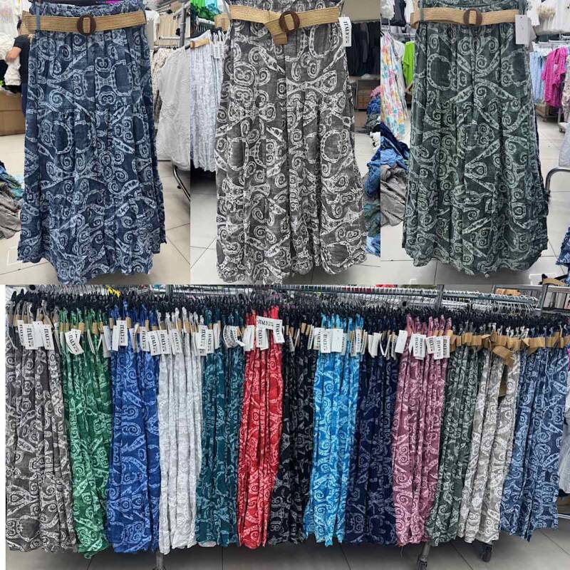 Spódnice damskie (Włoskie produkt)  Roz Standard, Mix Kolor Paczka 5 szt